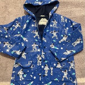 Hatley Kids Astronaut Rain Jacket - Size 8